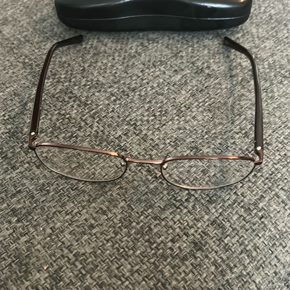Ray-Ban Silver Eyeglasses with Black Case